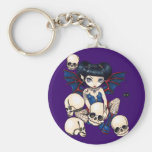 "Spiders and Skulls" Keychain