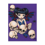 "Spiders and Skulls" Postcard