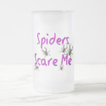 "Spiders Scare Me" T-shirts and Gifts Mugs
