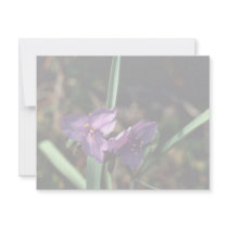Spiderwort Personalized Invite