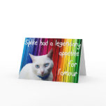 Spike's appetite contemporary valentine cards