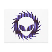 Spikey Alien Postcard