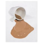 Spilled chocolate milk flyers