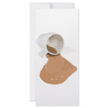 Spilled chocolate milk rack cards