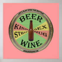 Spin The Beer Bottle Poster