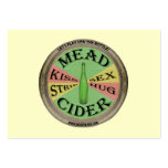 Spin The Mead Bottle Business Card Template