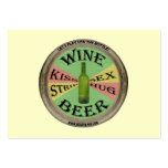 Spin The Wine Bottle business cards
