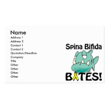 Spina Bifida BITES Business Card Template