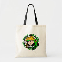 Spinal Cord Injury Fight Like A Girl Attitude Bags