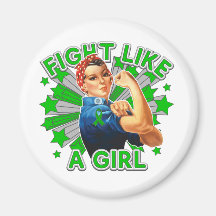 Spinal Cord Injury Vintage Rosie Fight Like A Girl Magnets