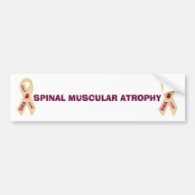 SPINAL MUSCULAR ATROPHY STICKER BUMPER STICKERS