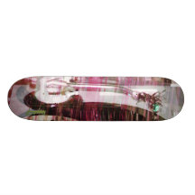 Spining Rain red Skate Boards