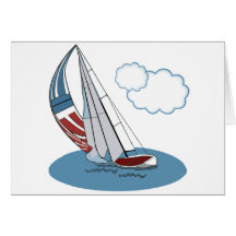 Spinnaker in the Wind Card