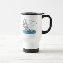 Spinnaker in the Wind Coffee Mugs