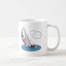 Spinnaker in the Wind Mugs