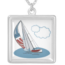 Spinnaker in the Wind Pendant