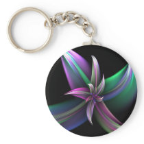 Spinning Flower Keychain