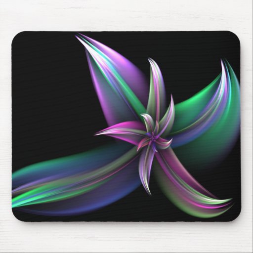 Spinning Flower Mousepad
