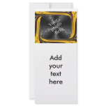 Spinning Gold Abstract ~ rack card