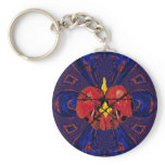 Spinning Sacred Skulls #1 Keychain