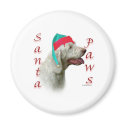 Spinone Italiano Santa Paws magnets