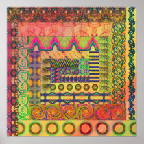 Spiral Collage posters