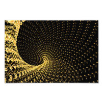 Spiral flow of time photographic print