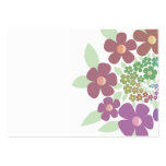 Spiral Flowers in pastel colours business cards