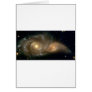 Spiral Galaxies Colliding Greeting Card