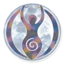 Spiral Goddess Window-Sticker