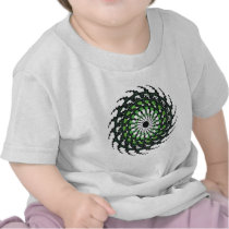 SPIRAL GREEN TSHIRTS