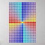 Spiral Multiplication Table - Square posters