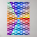Spiral Multiplication Table - Triangle posters