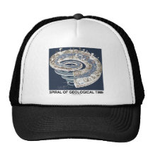 Spiral Of Geological Time (Earth's History Spiral) Trucker Hats