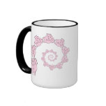 Spiral of Pink Elephants. Fun Cartoon. Coffee Mugs