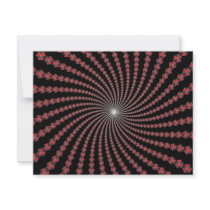 Spiral of Traingles: Vector Art: Invitation
