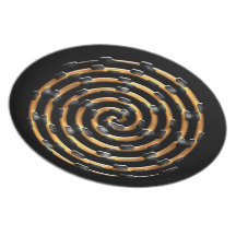 Spiral Shock Party Plate