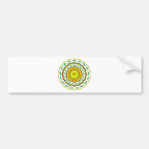 SPIRAL STAR BUMPER STICKERS