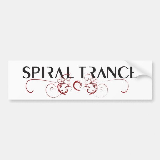 Spiral Trance Bumper Stickers