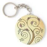 Spiral Tree Keychain