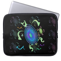 Spiral Turtle Laptop Sleeve