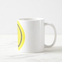 SPIRALYELLOW COFFEE MUG