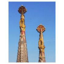 Spires of Sagrada Familia