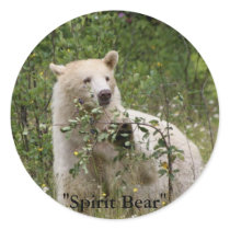 "Spirit Bear" gifts Round Stickers