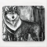 Spirit Guide Wolf Mousepad