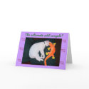 Spirit & lizard Valentine Card - customised