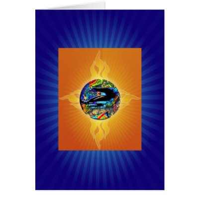 Spirit Of Hendrix 2 Card by robcork