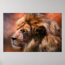 Spirit Of The Lion Art Poster/Print
