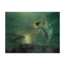Spirit of the Night Victorian Fairy Art Postcard