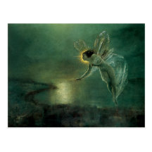 Spirit of the Night Victorian Fairy Art Postcard